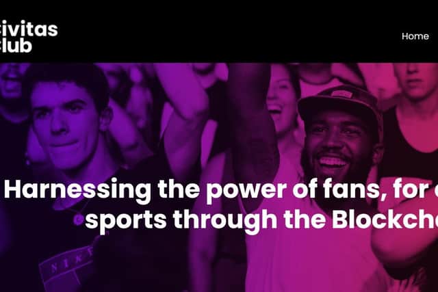 Civitas Club – a start-up aimed at revolutionising fan ownership in sports through the blockchain has had its branding done by Studio LWD of Poulton