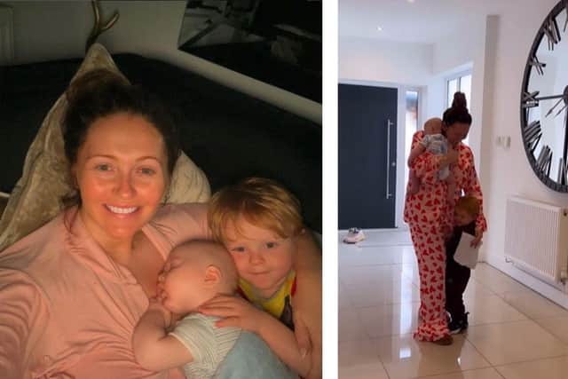 Charlotte shared pictures from her first night back at home. Images: charlottedawsy on Instagram