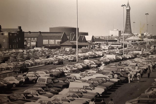 A huge advertising campaign in 1988 saw its biggest Easter bank holiday for years. Couple with excellent weather, there was a phenomenal response as this view of a packed Central Car Park shows