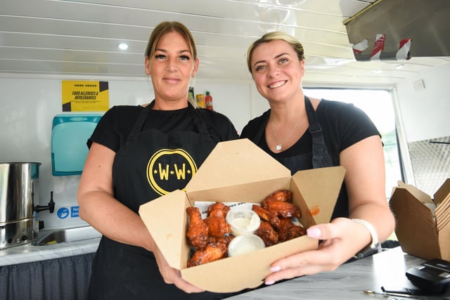 Claire Jones and Kellie Whiteside from Wild Wings