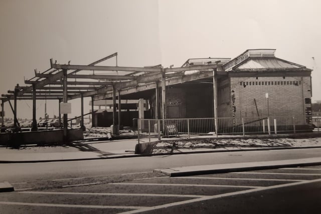 Demolition work continued in 1975