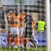 Jake Beesley scored the only goal of the game in Blackpool's victory over Fleetwood (Photographer Lee Parker / CameraSport)