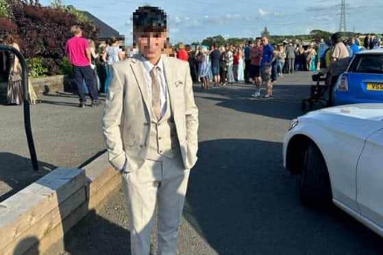 Christina's son made it into prom but was lurred out after wrongly being told his mum had been arrested.