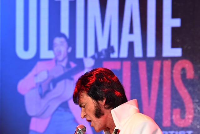 Just some of the contestants taking part in 'If I Can Dream' a three-day event,  UK ultimate qualifier Elvis tribute contest, bringing together the best Elvis tribute artists from across the UK, held at Viva Blackpool.