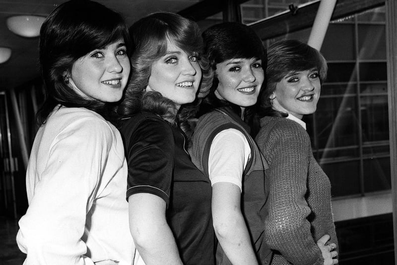 The Nolans pose for a picture in their early years. Picture: PA