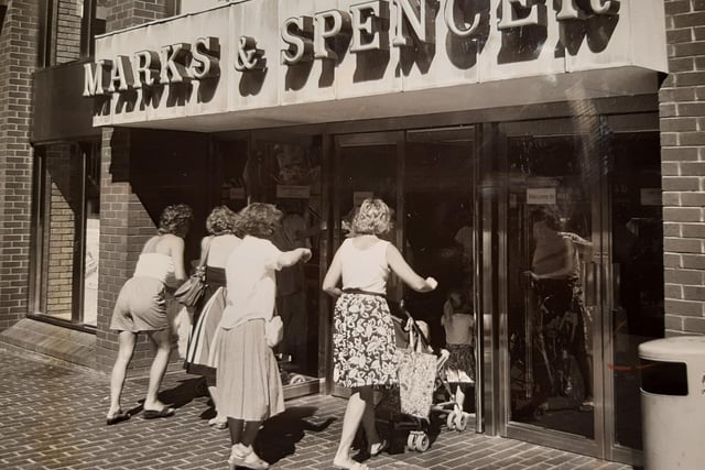 School uniform time - Marks and Spencer in 1989