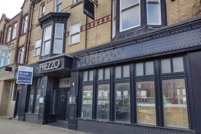 The former Prezzo building in St Annes has been empty since 2018