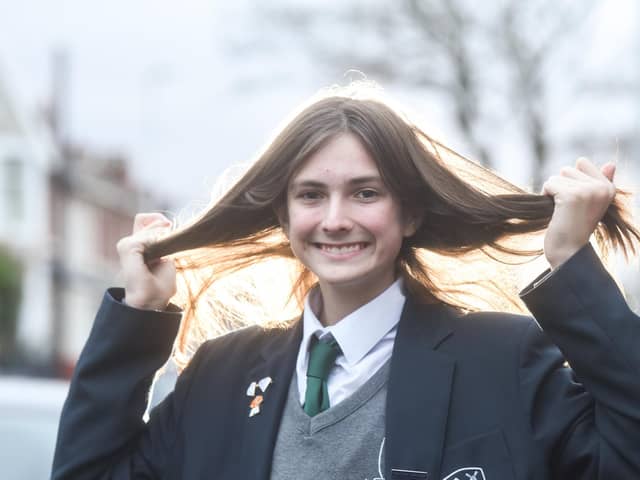 Charles Godfrey-Brown has grown his hair and will be donating it to the Little Princess Trust