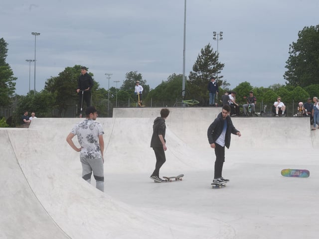 Opening of the new skate park in Stanley Park