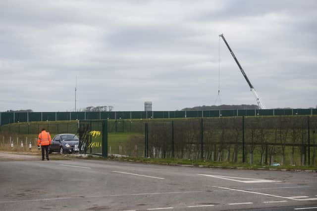 The fracking wells at Preston New Road, Westby are being filled