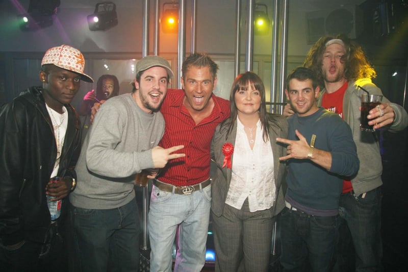 Crew 82, West Taylor and Emma Peoples at Rumours in 2007