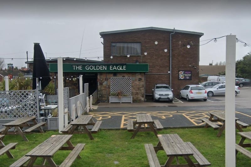 The Golden Eagle on Warren Drive, Thornton Cleveleys, has a rating of 4.3 out of 5 from 1,300 Google reviews. One customer said: "Great beer garden at the front"
