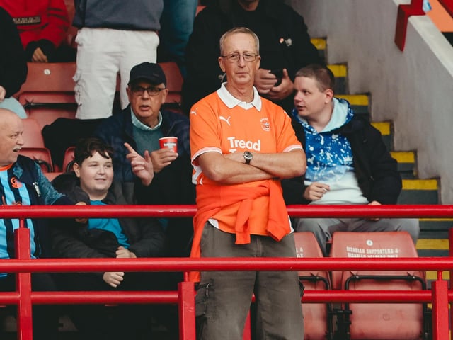 Seasiders supporters made the midweek trip to Oakwell.