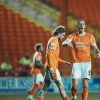 “Things are moving in the right direction”: Blackpool boss pleased at centre-half’s fitness progress