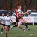 Alex Clayton took on Fylde's fly-half and goalkicking responsibilities in the absence of Will Hunt Picture: Daniel Martino