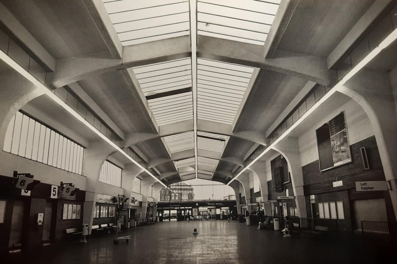 Inside the station, 1989