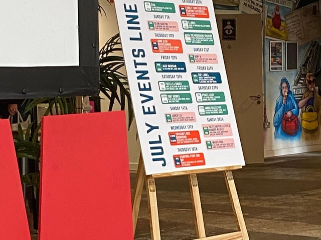 Events Graphics Board - Abingdon