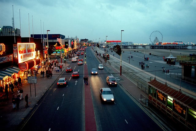 Darkness fell when Blackpool Illuminations were not switched as a mark of respect for the death of Princess Diana