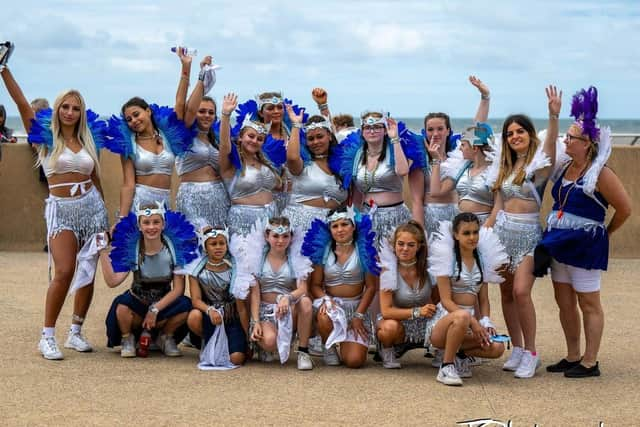 Dancers in full costume at last year's Blackpool Carnival. Picture by JC Photography