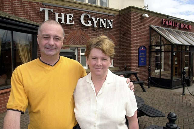 Sean and Marian Johnston from the Gynn pub in 2001