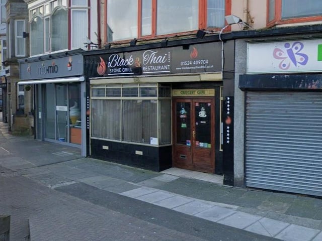 Black Stone Grill & Thai Restaurant on Maine Road Central, Morecambe, has a rating of 4.4 out of 5 from 142 Google reviews