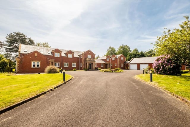 This stunning property on Ballam Road in Lytham is on the market for an incredible £3,500,000. Five bedrooms, six bedrooms, a four-acre plot and a helipad are on offer. It's on the market with Lytham Estate Agents.