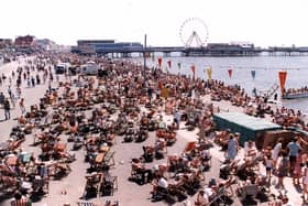 Right back to 1997 in this colourful shot of deckchairs in the sun
