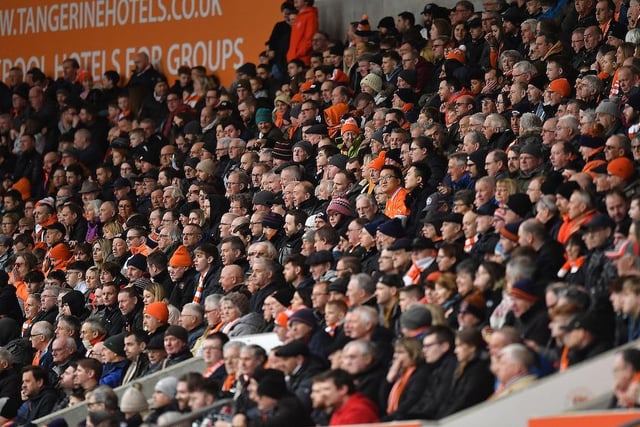 Despite Blackpool's recent results, the home faithful still turned up in their numbers