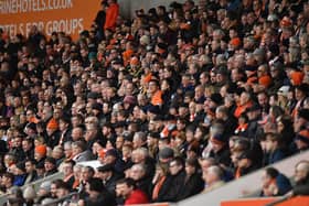 Despite Blackpool's recent results, the home faithful still turned up in their numbers