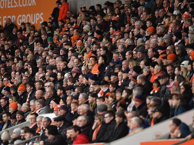 Despite Blackpool's recent results, the home faithful still turned up in their numbers