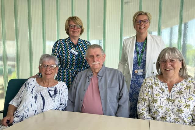 Ronnie Evans, Rita Doran and Marcia Rope were born in Blackpool the day the NHS was founded in 1948 (Credit: Blackpool Teaching Hospitals)