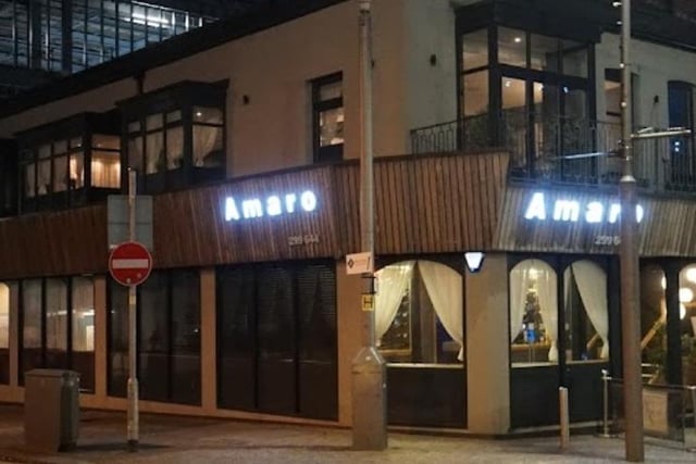 Amaro, on Church Street, has a rating of 4.5 out of 5 from 292 Google reviews. Telephone 01253 283223