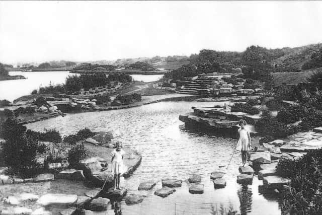 How the Japanese garden used to look