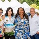 Noel Fielding and brand-new host Alison Hammond, judges Paul Hollywood and Dame Prue Leith