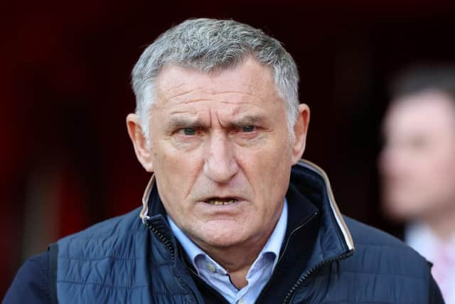 Sunderland boss Tony Mowbray