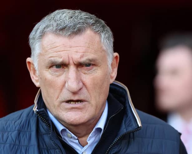 Sunderland boss Tony Mowbray