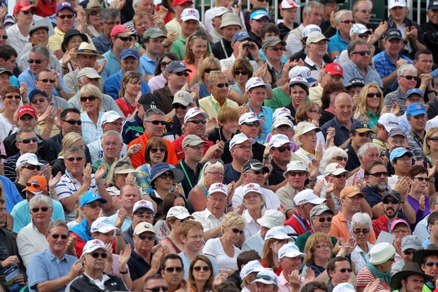 Golf fans turned up in their thousands the 2012 Open Championship at Royal Lytham and St Annes Golf Club