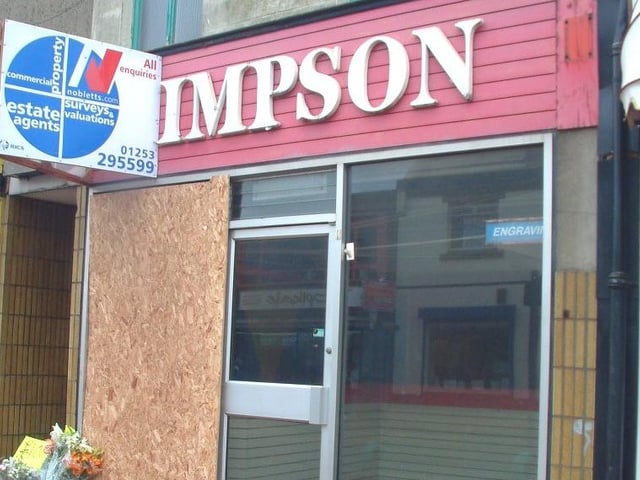 The old Timpsons shoe repair shop