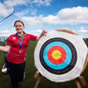 Evie Finnegan won two medals with Great Britain at the European Under-21 Indoor Archery Championships in Croatia Photo: DANIEL MARTINO