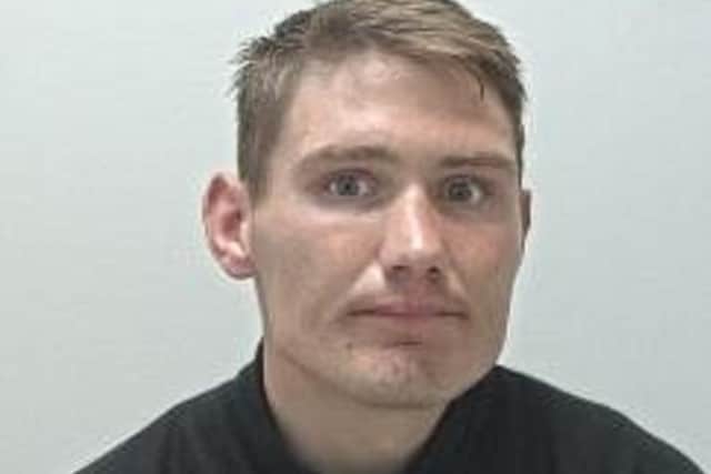 Ashley Tombs was jailed after breaching an anti-social behaviour injunction in Fleetwood (Credit: Lancashire Police)