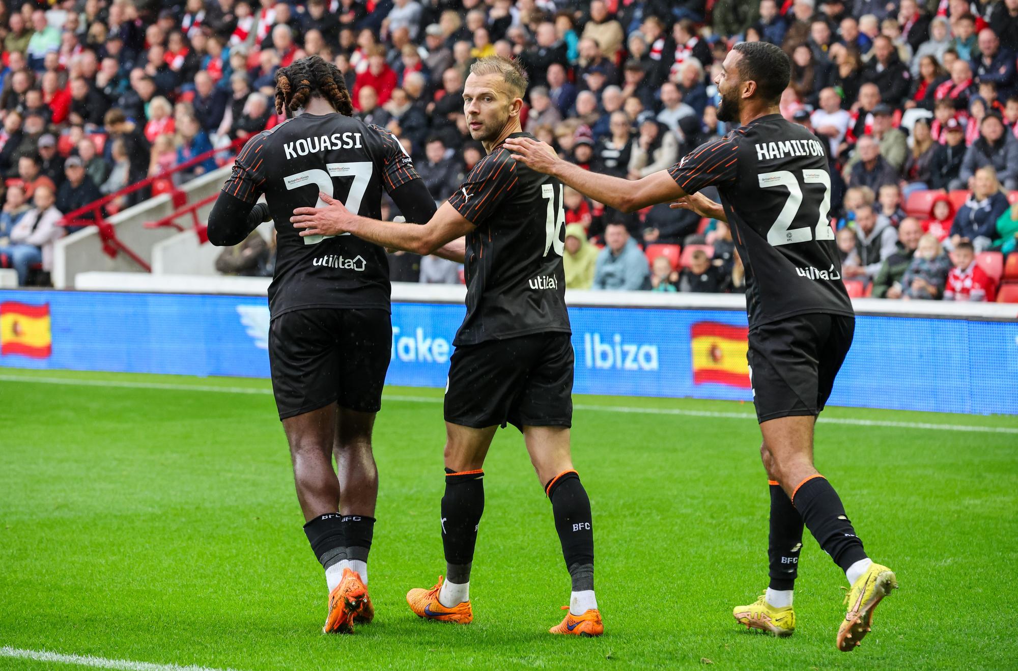 Blackpool have an impressive front line. They have one of the leading marksmen in League One. (Image: Cameron Dodd/Camera Sport)