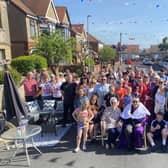 The street party on Galloway Road, Fleetwood, to celebrate the Coronation of King Charles III