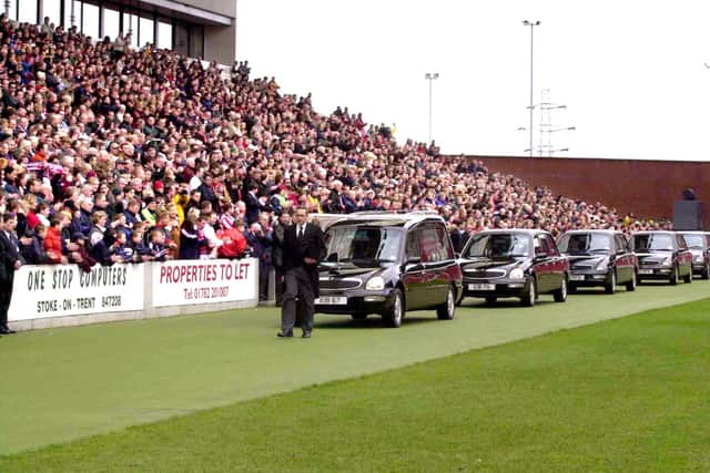 Stanley Matthews was laid to rest in his hometown of Stoke 22 years ago today