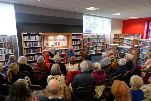 The audience at Layton Library