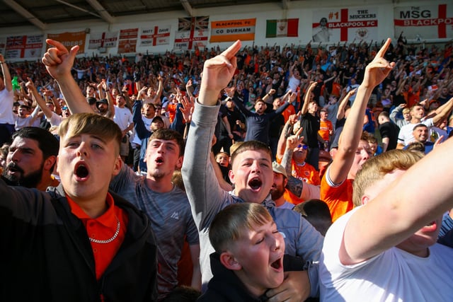 Blackpool fans have been getting behind their team so far this season.