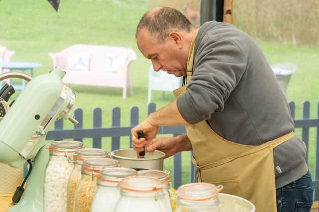 Keith is one of the new bakers on The Great British Bake-Off (Picture: Channel 4/Love Productions/Mark Bourdillon)