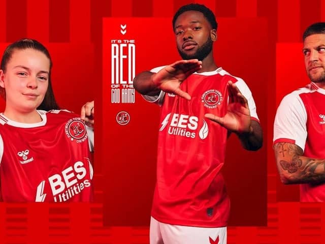 Fleetwood Town's new home kit for the 2022/23 season Picture: Fleetwood Town FC