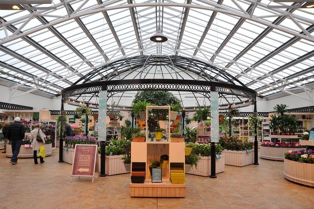 What better destination for Mother's Day than Barton Grange Garden Centre near Garstang, which has been voted the best garden centre in the UK on numerous occasions.
The rotunda inside the main entrance.