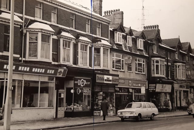 These shops in Dickson Road formed their own shopping community in the 70s