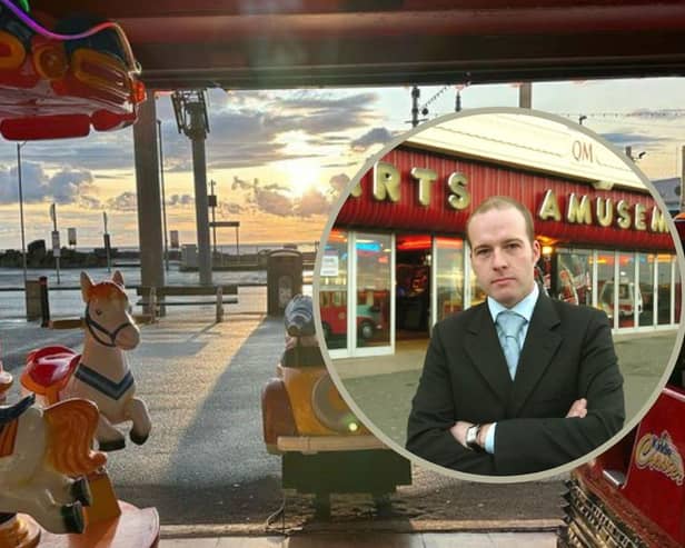 Harts Amusements - Mitchell Hart (pictured) and the family have sold the arcade on Queens Promenade after 60 years of trading.